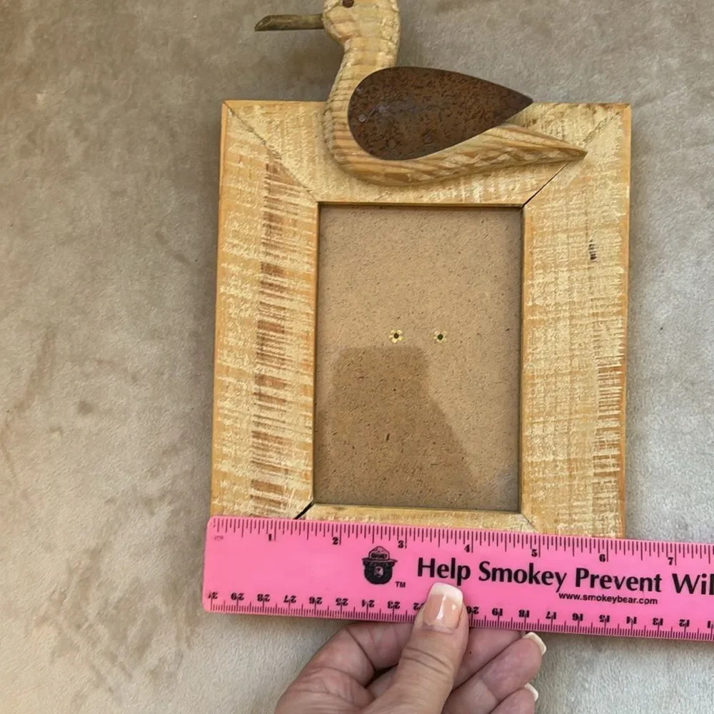 Rustic Handcrafted Duck Photo Frame - Picture 8 of 11